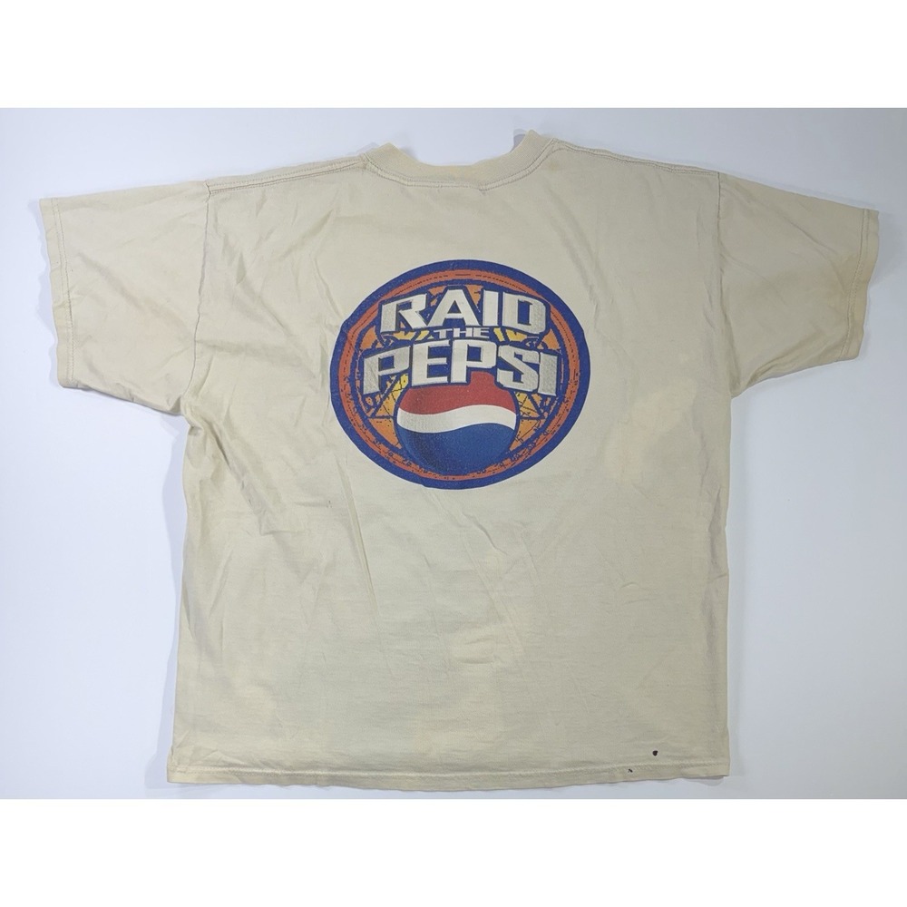 Tomb Raider x Pepsi Raid The Pepsi Promo T Shirt Cream XL